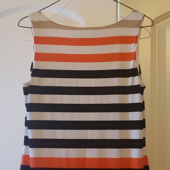Jessica Howard Womens Striped Maxi Dress‎ Sz M - Picture 6 of 8